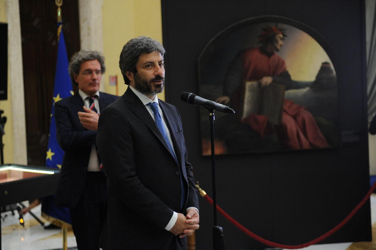 Il Presidente della Camera inaugura la mostra \'La fortuna di Dante\', 11 ottobre 2018