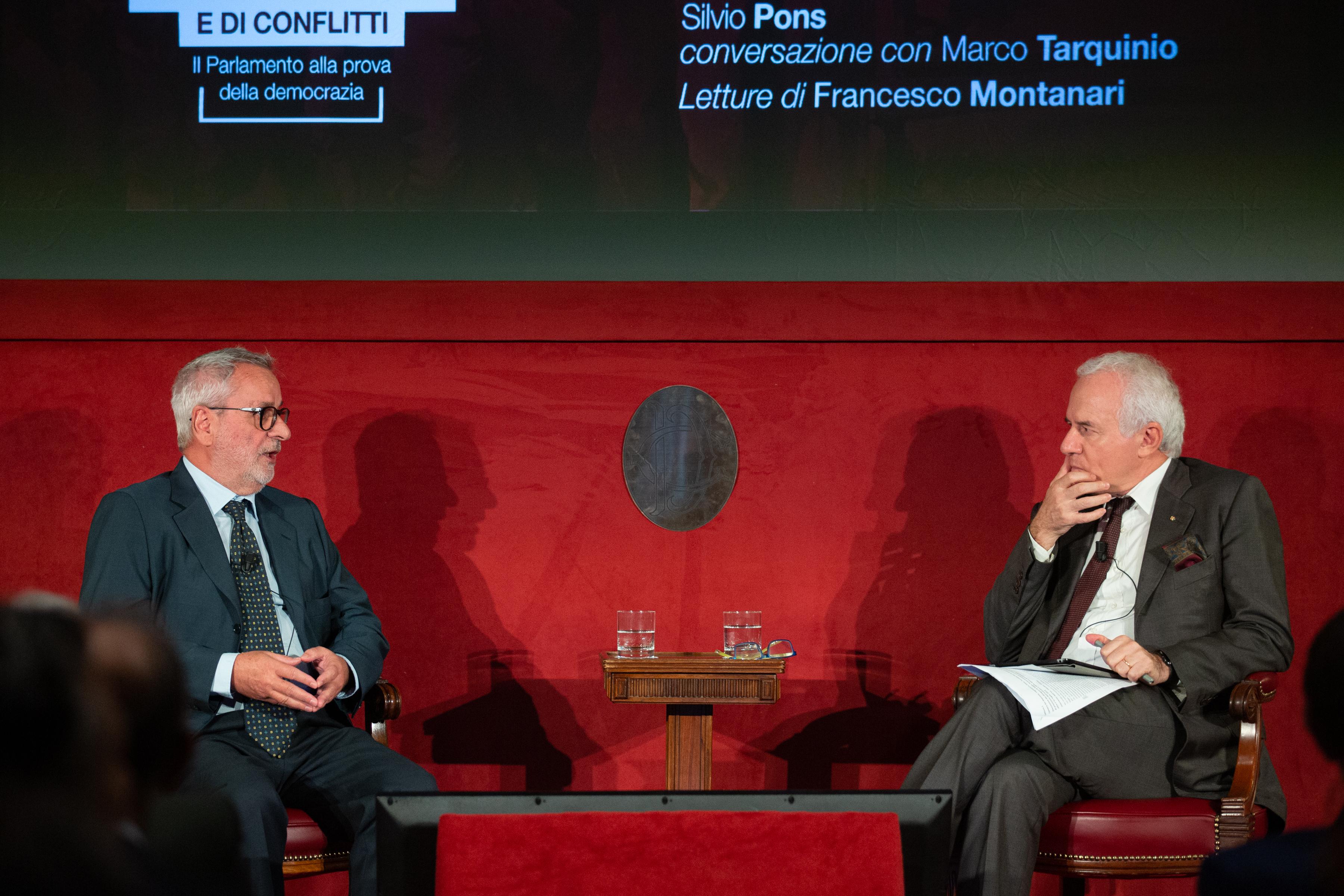 Conversazione tra il giornalista Marco Tarquinio e lo storico Silvio Pons