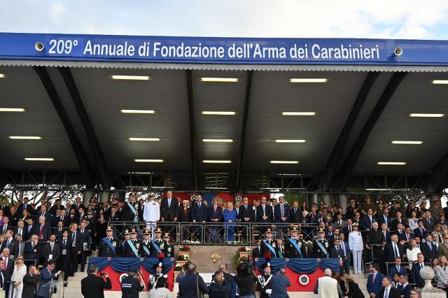 Un momento del 209° Annuale di Fondazione dell’Arma dei Carabinieri
