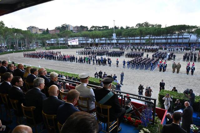 Un momento del 209° Annuale di Fondazione dell’Arma dei Carabinieri