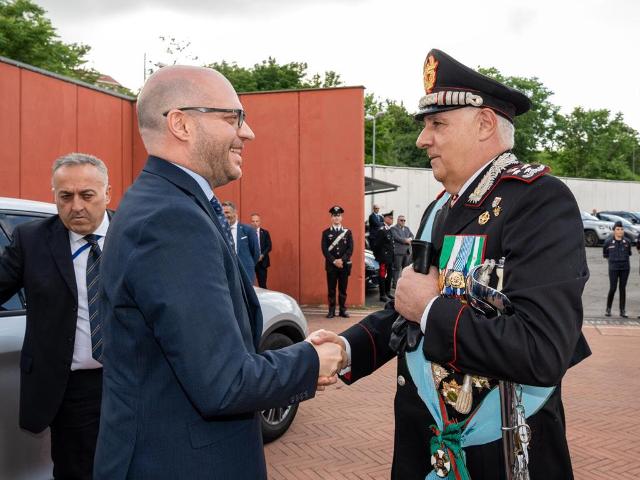 Il Presidente Fontana con il Comandante generale dell’Arma dei Carabinieri, Gen. C.A. Teo Luzi
