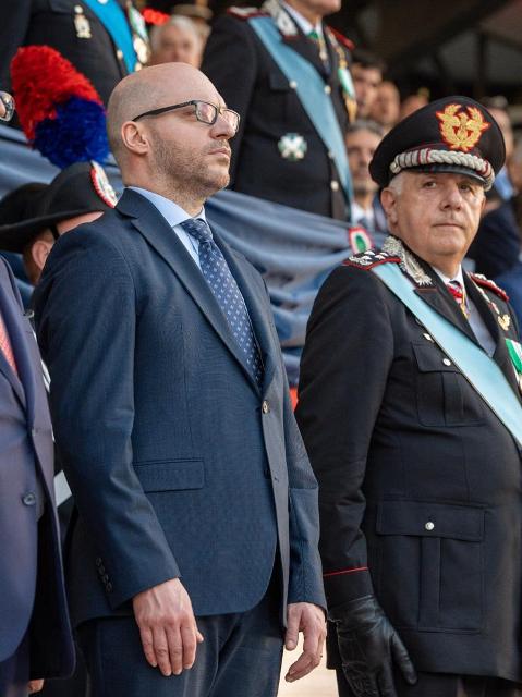 Il Presidente Fontana con il Comandante generale dell’Arma dei Carabinieri, Gen. C.A. Teo Luzi