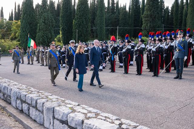 Il Presidente Fontana in un momento della Cerimonia