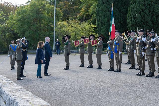 Il Presidente Fontana nel corso della Cerimonia