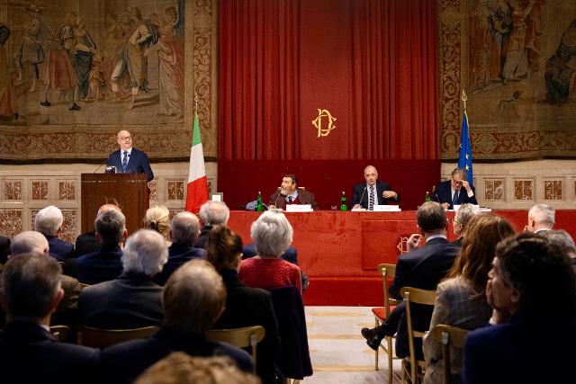 Un momento della presentazione del volume “Inventario del fondo Francesco Cossiga”