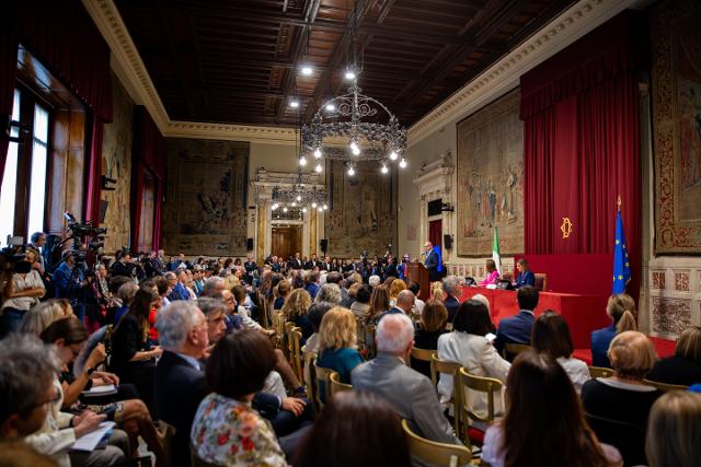 Un momento della  presentazione della Relazione annuale dell’Autorità Garante per l’Infanzia e l’Adolescenza
