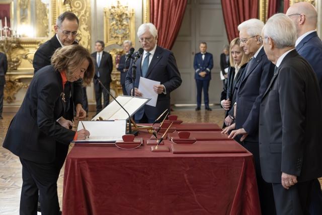 Il giuramento del nuovo Giudice della Corte costituzionale, Maria Alessandra Sandulli.