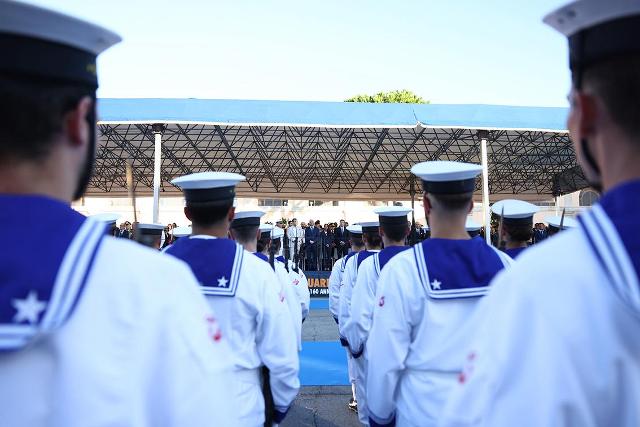 Un momento nel corso della celebrazione del 160° Anniversario dell’istituzione del Corpo delle Capitanerie di porto