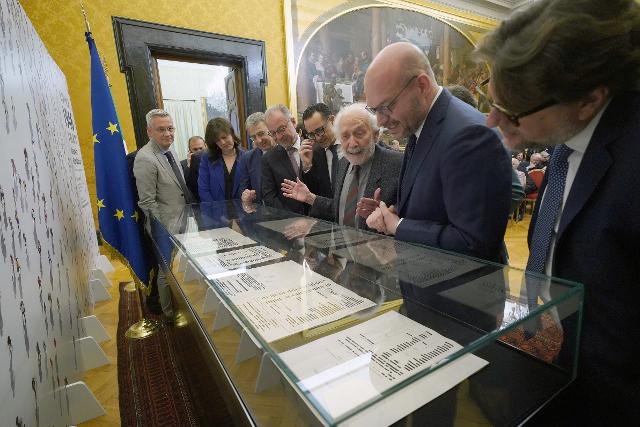 Il Presidente Fontana visita la mostra “1946: nasce la Repubblica. L’Assemblea Costituente a Montecitorio”, allestita in Sala Aldo Moro e in Sala della Lupa di Palazzo Montecitorio.
