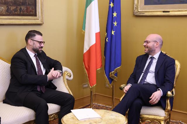 Il Presidente Fontana a colloquio con l’Ambasciatore Dávid, in carica dallo scorso febbraio.