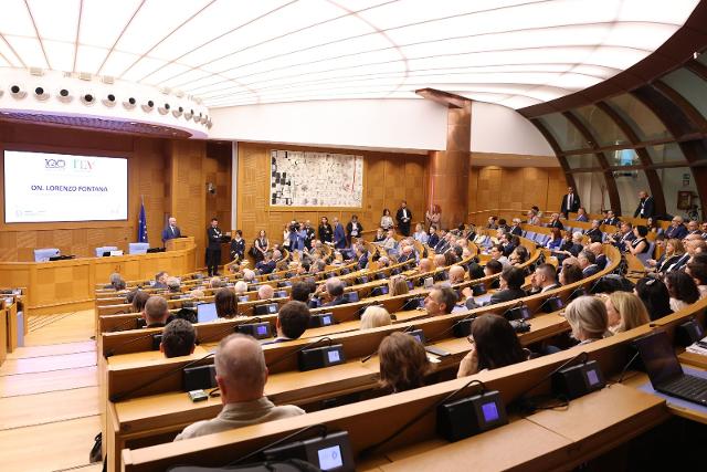 Un momento dell’evento di celebrazione del centenario dell’Agenzia per la promozione all’estero e l’internazionalizzazione delle imprese italiane (ICE)