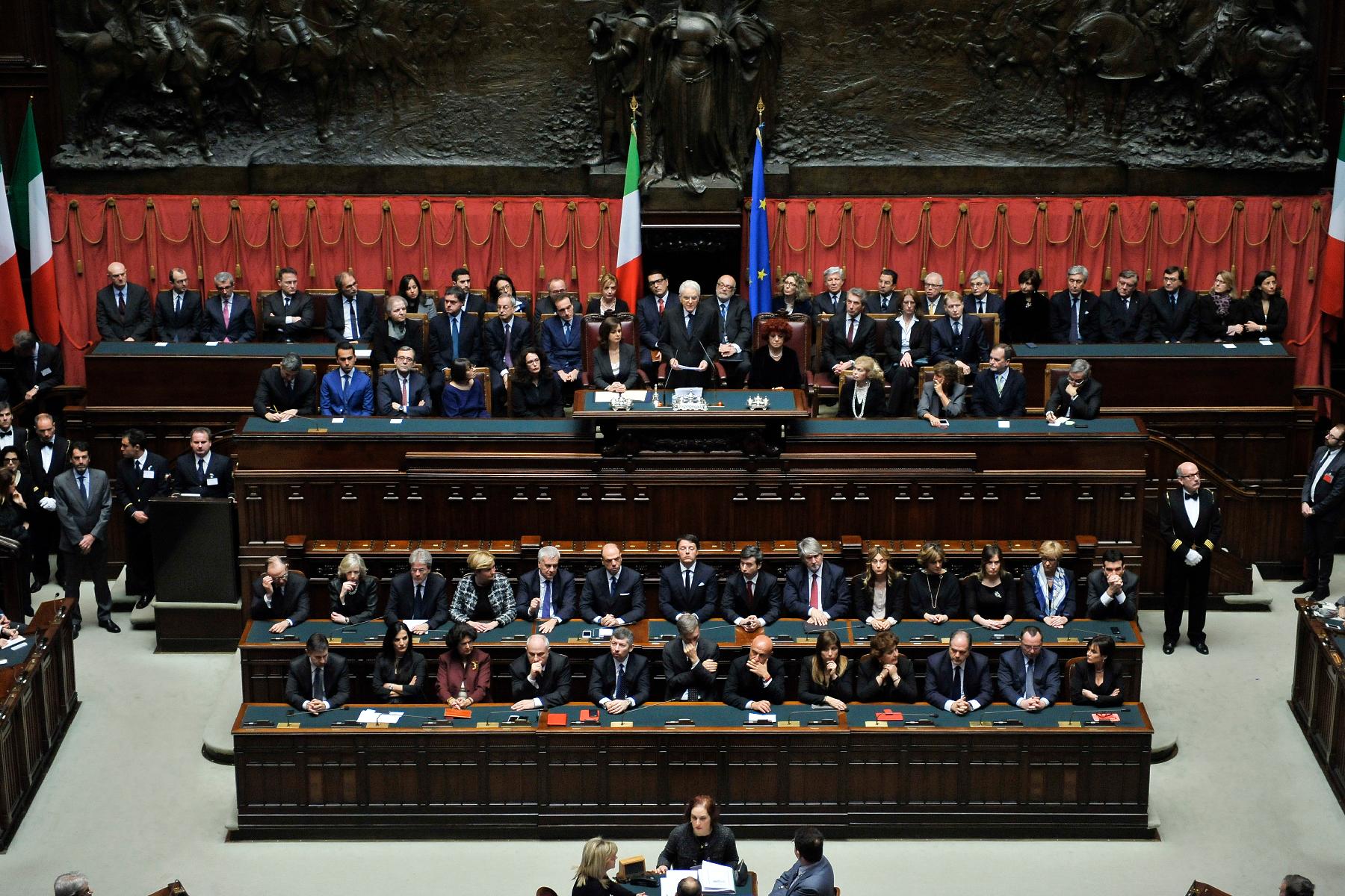Giuramento del Presidente della Repubblica Sergio Mattarella