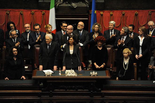 Giuramento del Presidente della Repubblica Sergio Mattarella