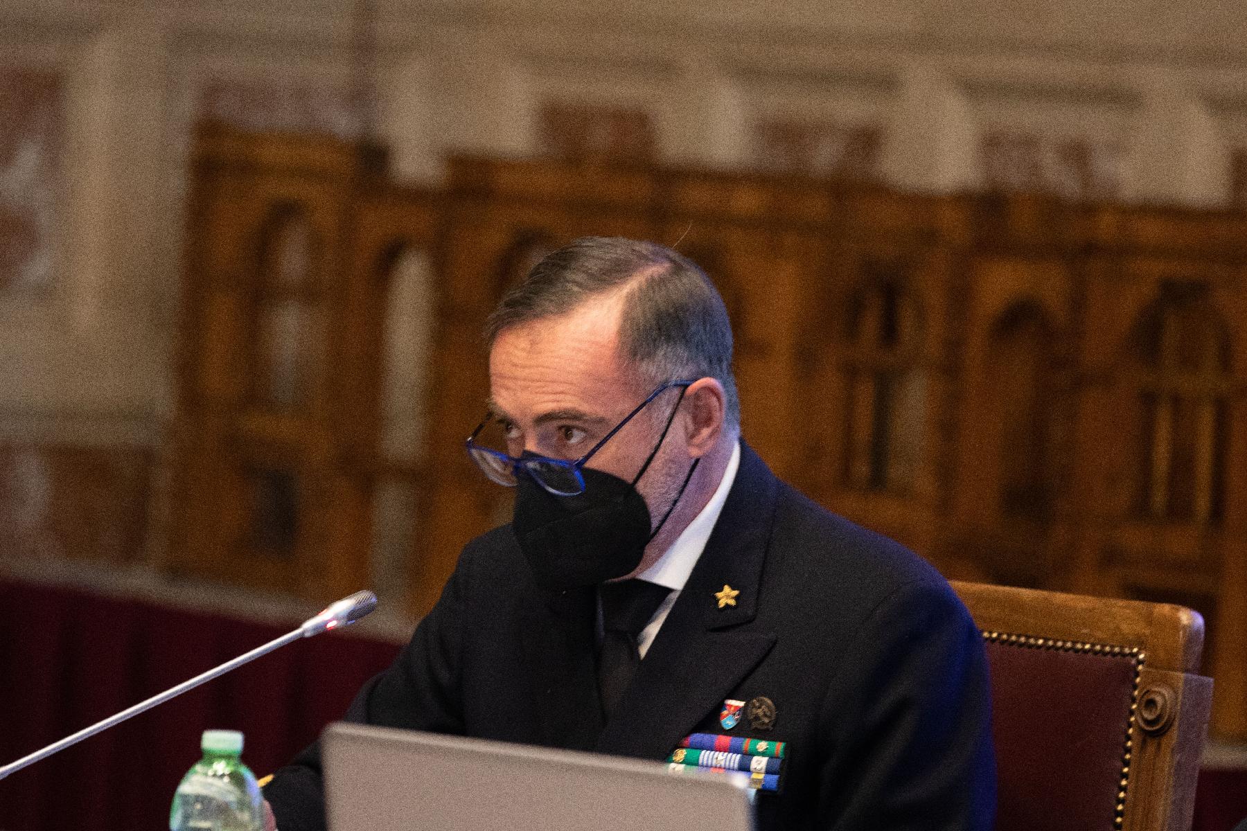 Il Capo di stato maggiore della Marina militare, Enrico Credendino