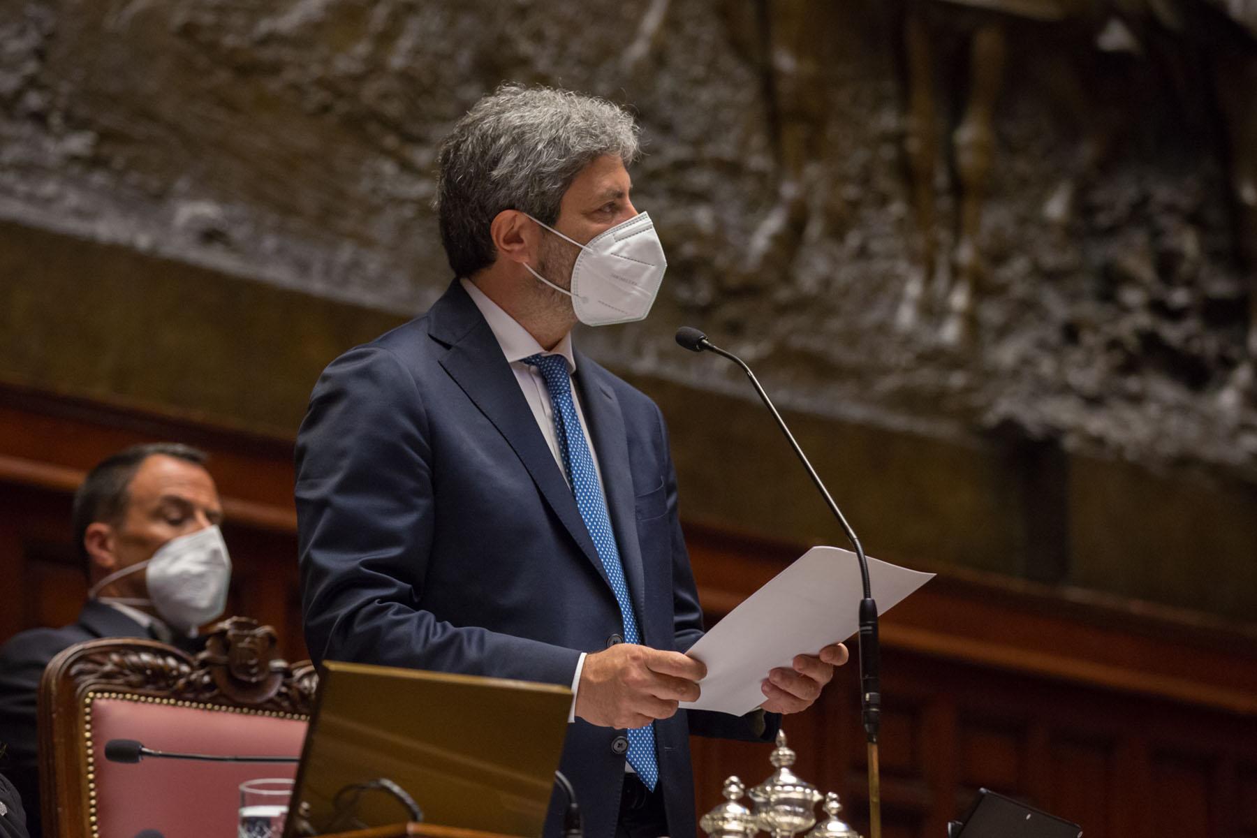 Intervento del Presidente della Camera dei deputati, Roberto Fico