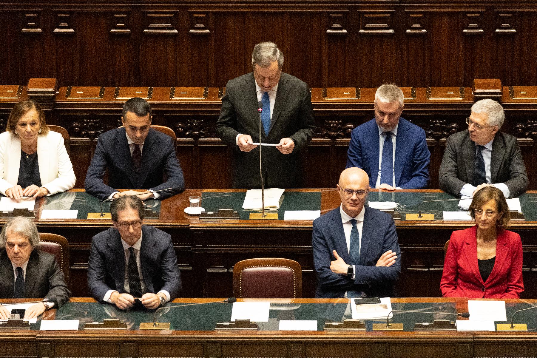 Aula della Camera - Dimissioni del Presidente del Consiglio dei ministri