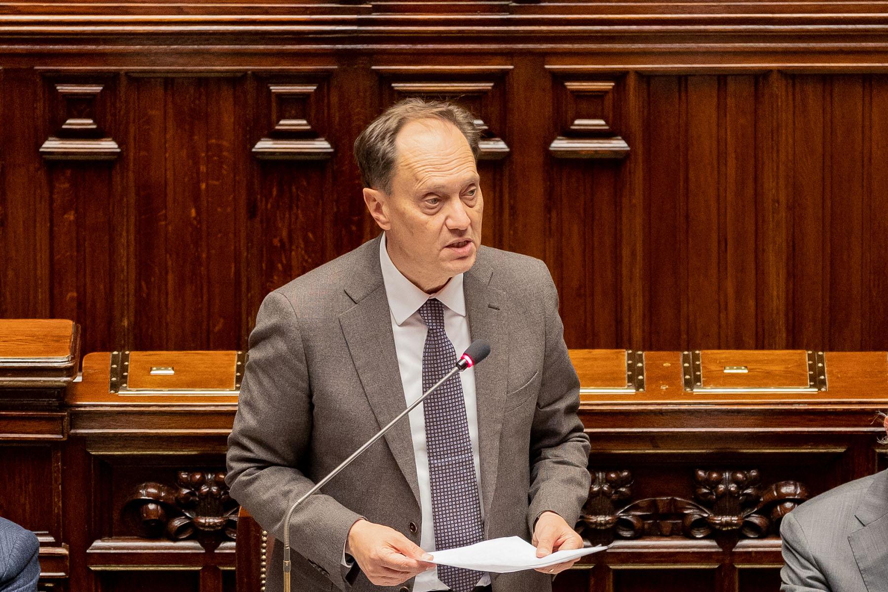 Intervento del Ministro per i Rapporti con il Parlamento, Luca Ciriani