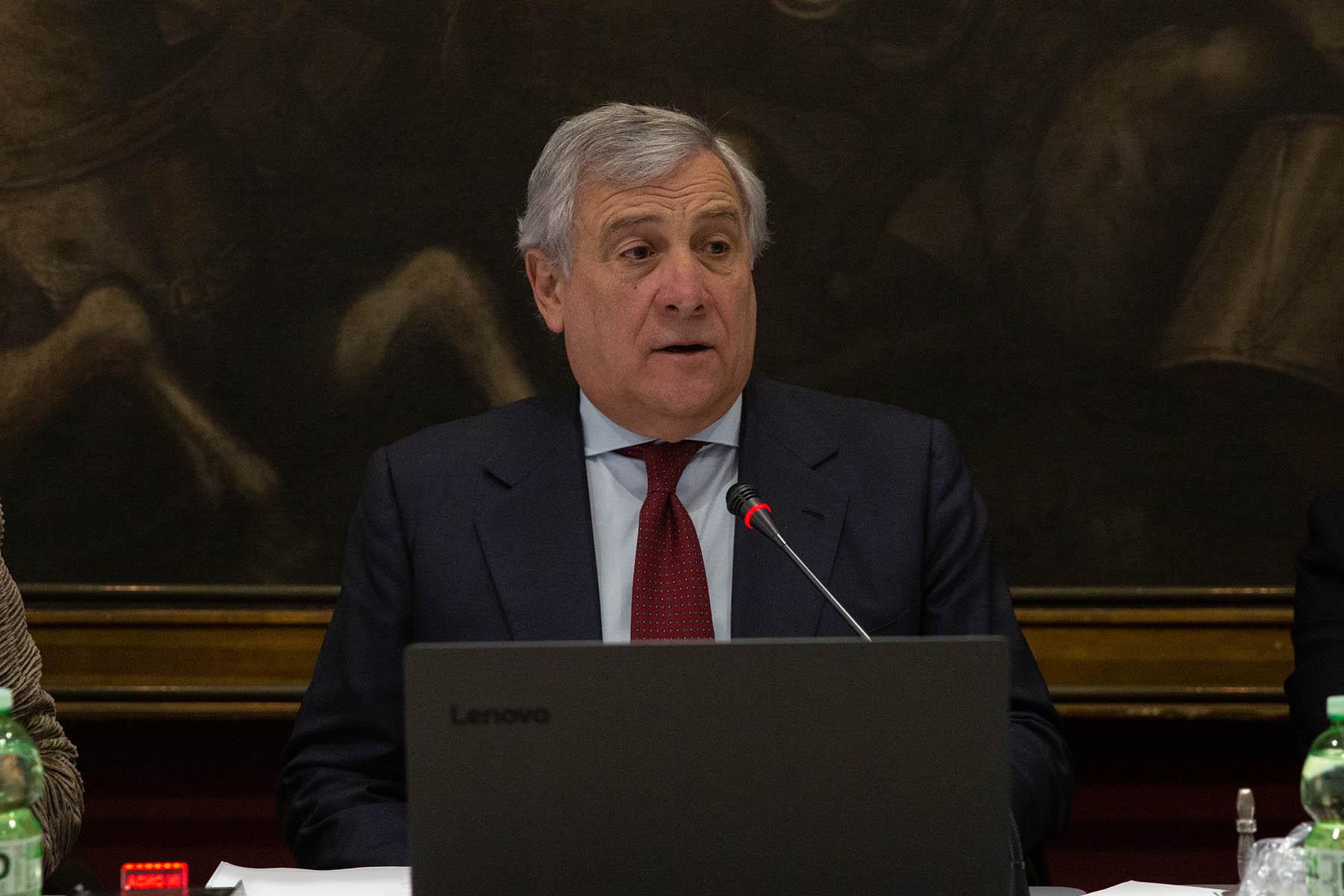 Il Ministro degli Affari esteri e della cooperazione internazionale, Antonio Tajani