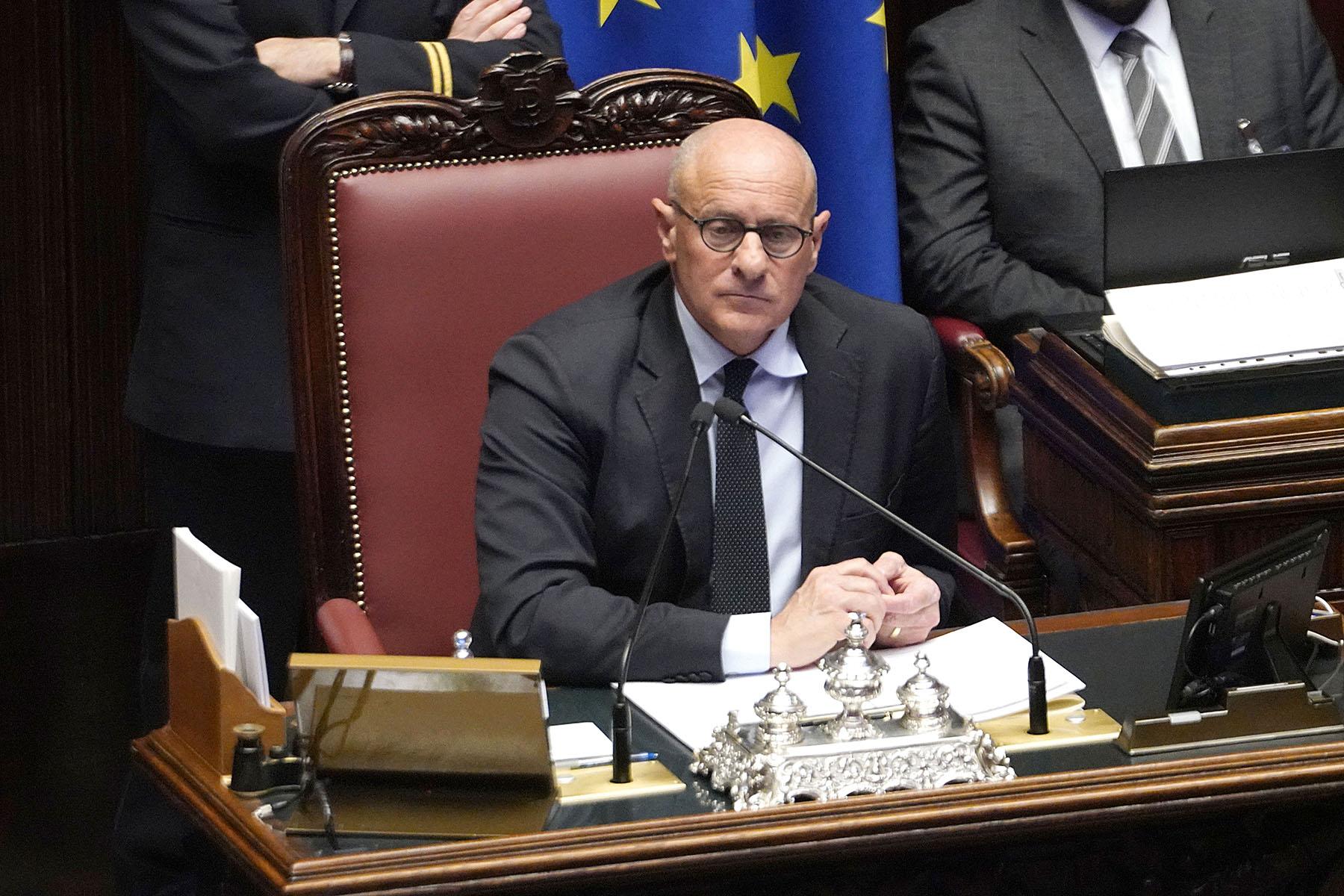 Il Vicepresidente della Camera dei deputati, Fabio Rampelli