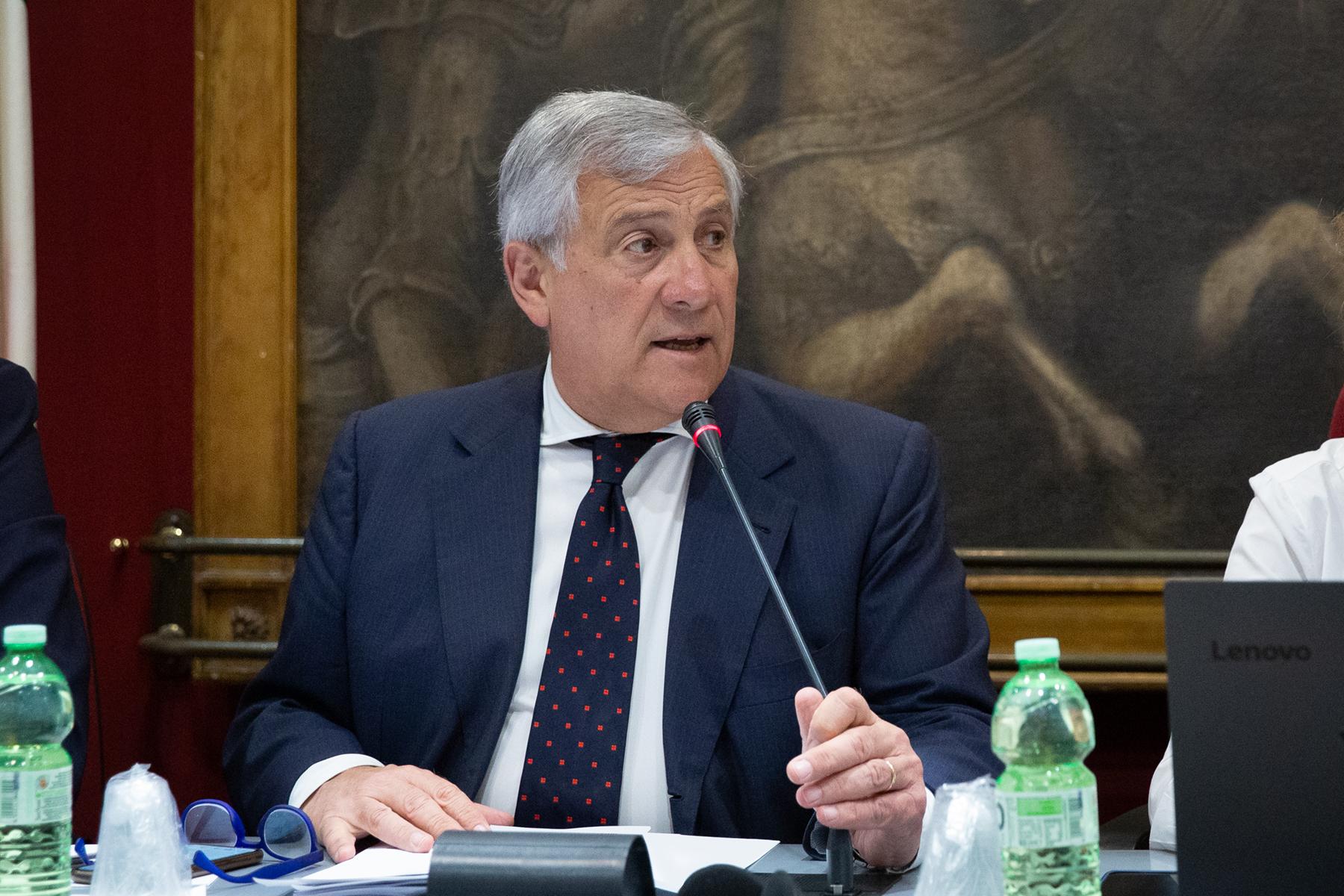 Il Ministro degli Affari Esteri, Antonio Tajani