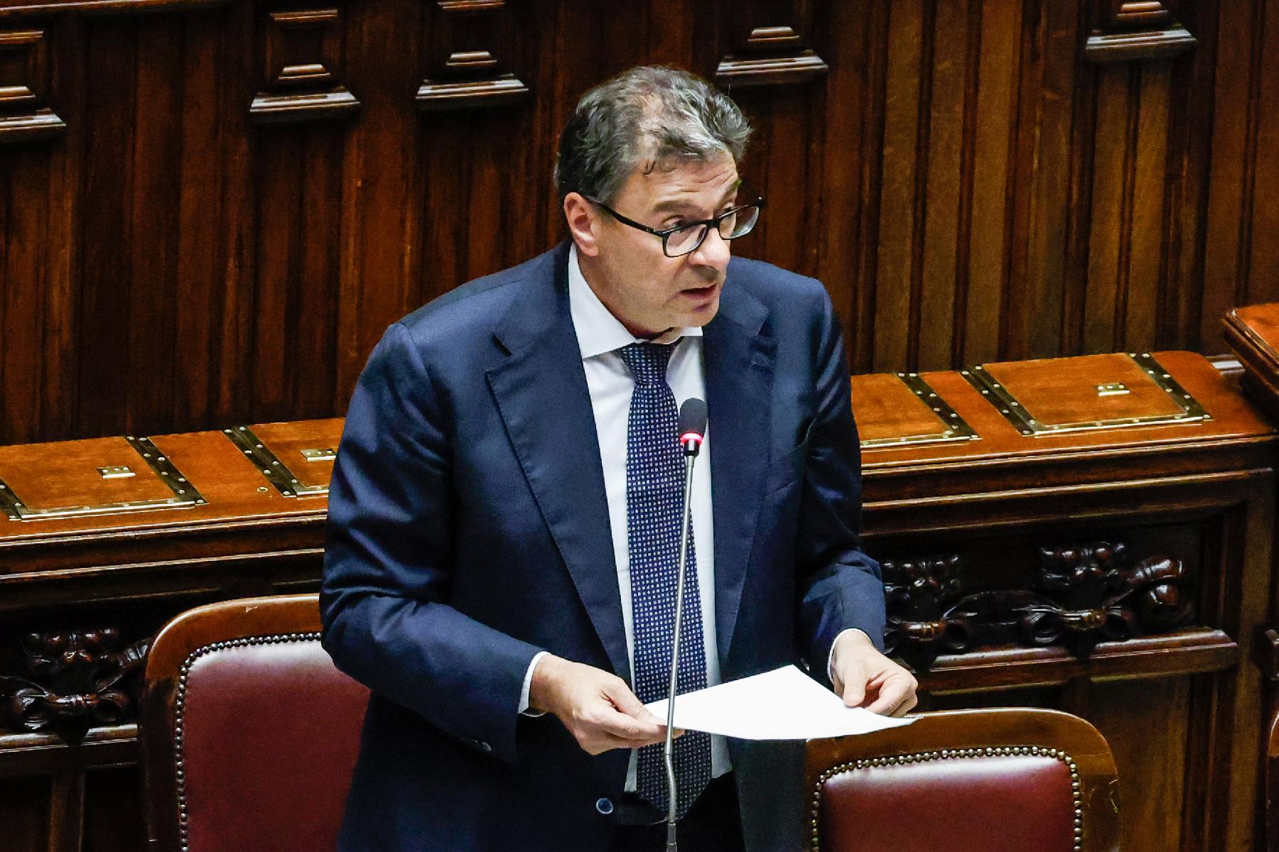 Il Ministro dell’Economia e delle finanze, Giancarlo Giorgetti