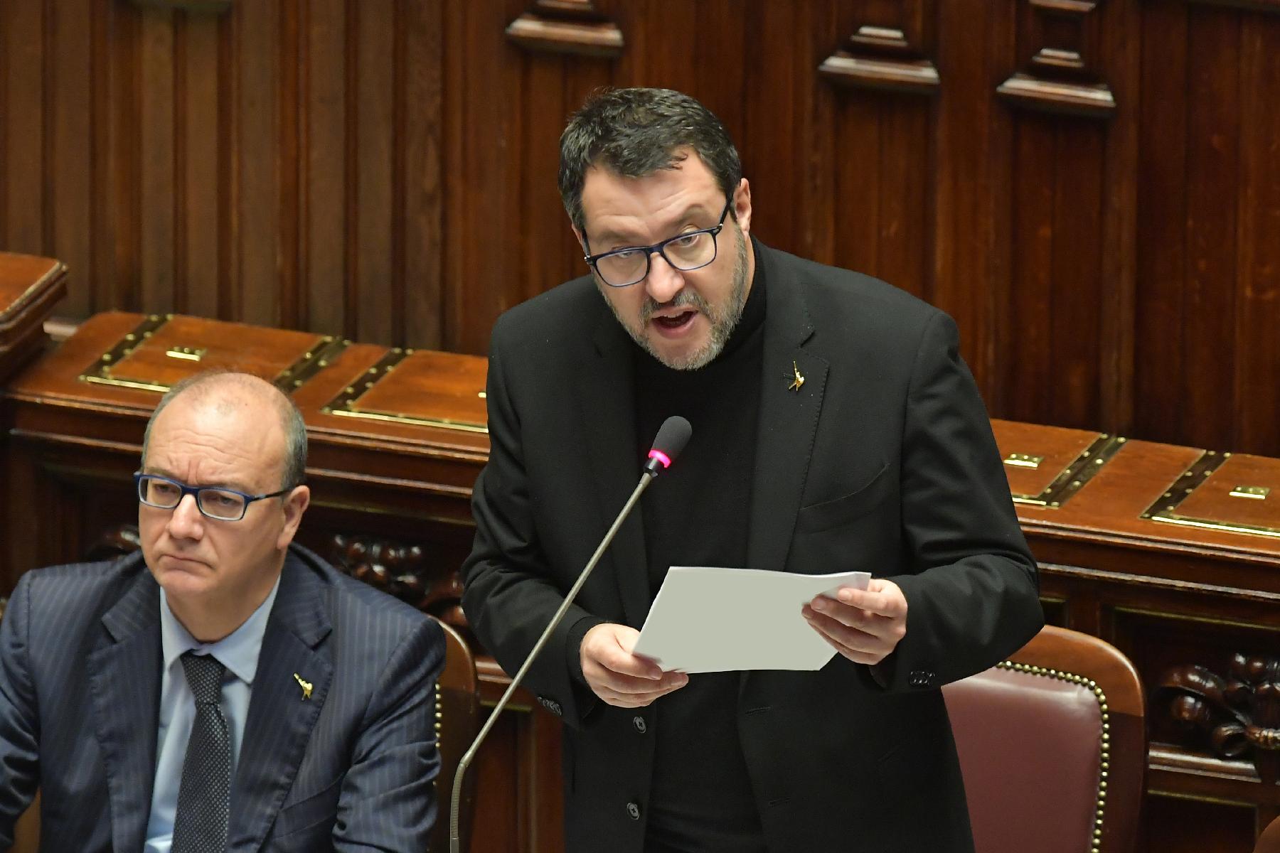 Il ministro delle Infrastrutture e dei Trasporti, Matteo Salvini