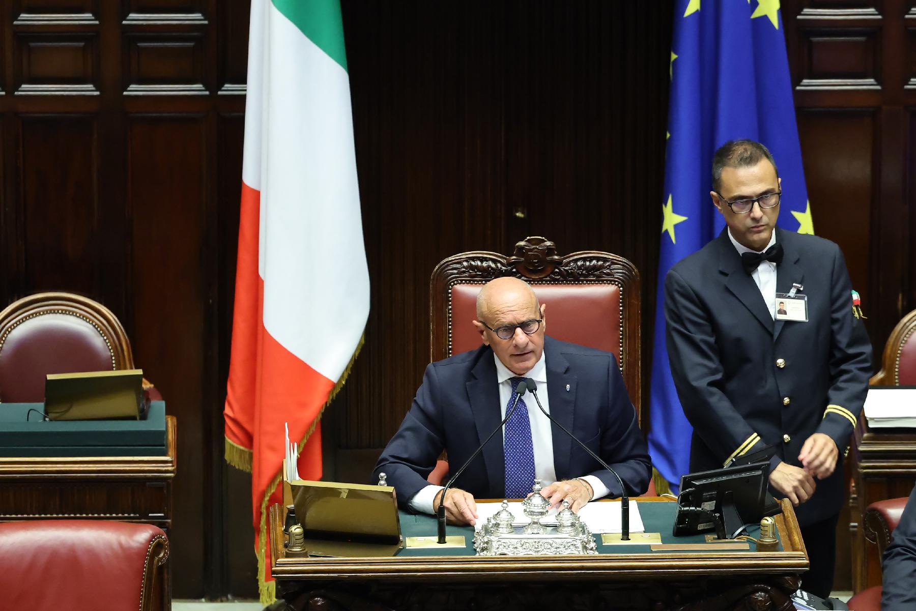 Il vicepresidente della Camera, Fabio Rampelli